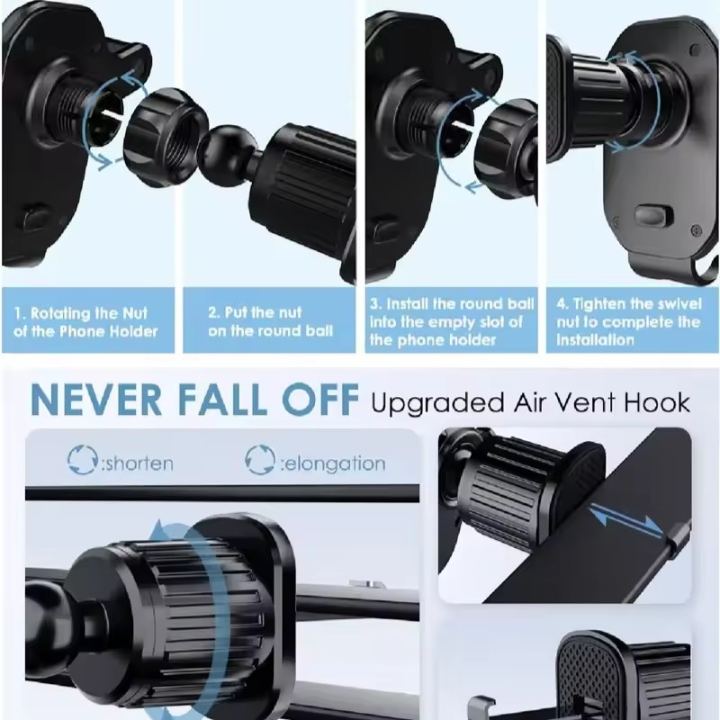 Universal Car Hook Base Phone  - Taco Stand Holder review and price