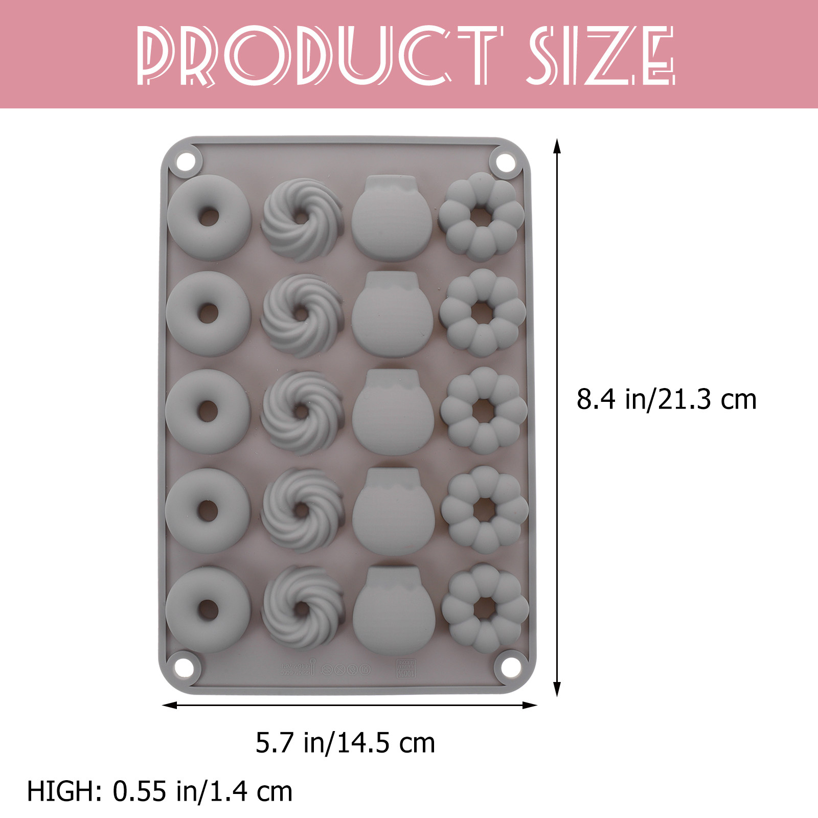 Mini Chocolate Donut Mold Sili - Donut Mold Silicone review and price